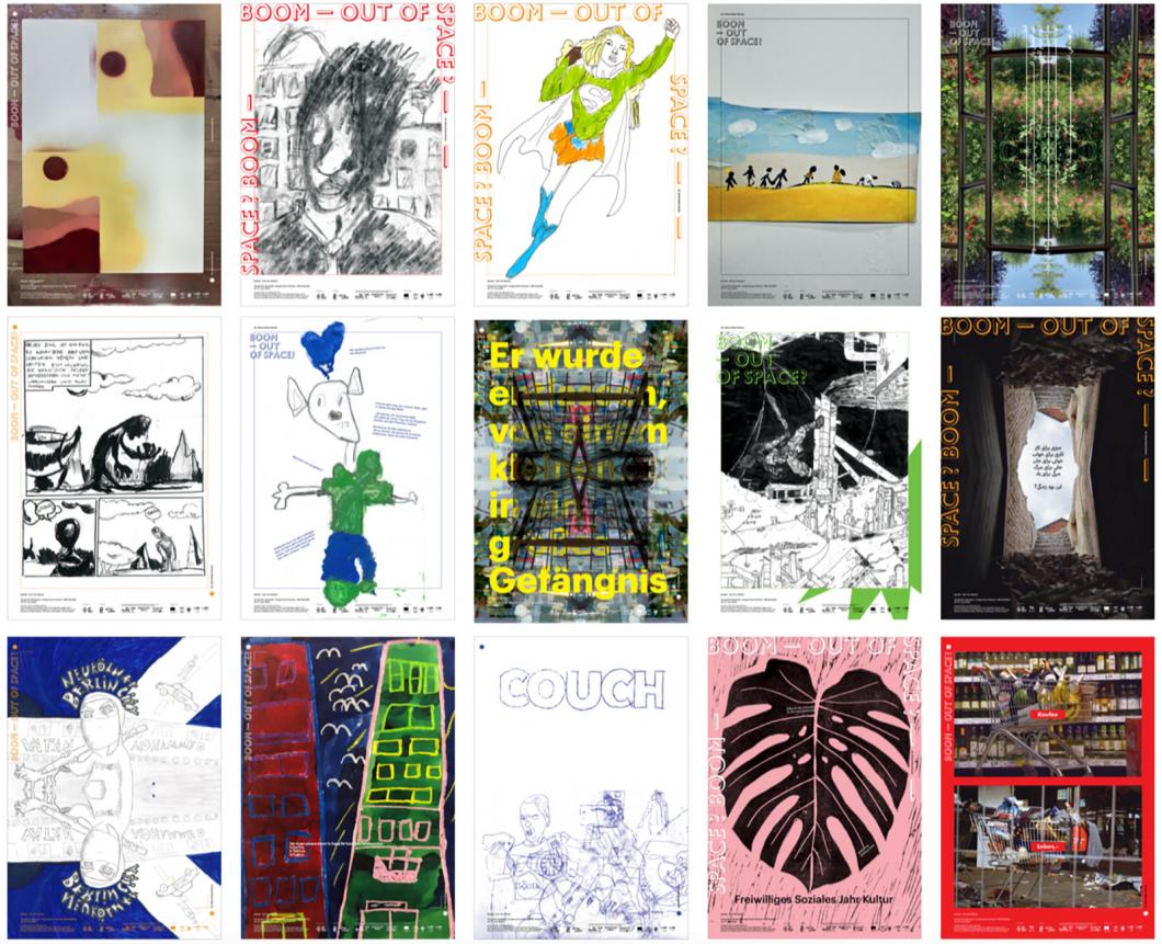 Anna Arndt, Magdalena Berger, Ali Al Darsa, Imad Gebrayel, Hanaa Degham, Fiona Kelly, Harun Najib, Özgür Erkok Moroder, Can Mileva Rastovic, Elma Riza, Leska Ruppert, Ute Vauk-Ogawa Verschiedene Poster