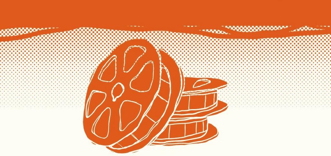 Bild © www.stockunlimited.com Liegende Filmrollen in Orange